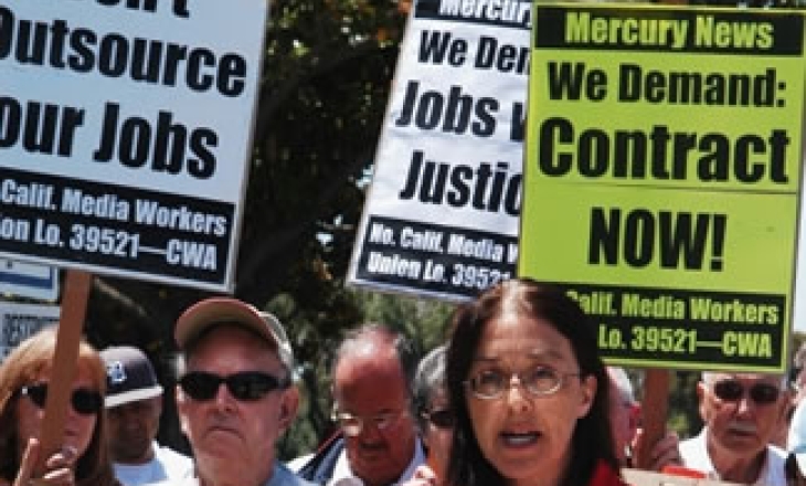 Job cuts in US newspapers was the biggest industry story of the year, says Editor & Publisher