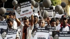 Row over Lankan editor's killing as German ambassador speaks out at journalist's funeral