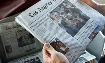 Gannett to lay off 3000, LAT sacks 10% of news staff, 100-yr-old newspaper goes off print