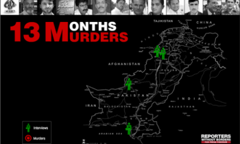 Pakistan continues to be deadliest country for journalists: 13 murders in 13 months